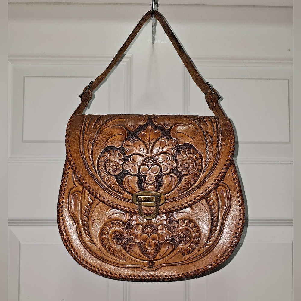Vintage 70s tool leather purse